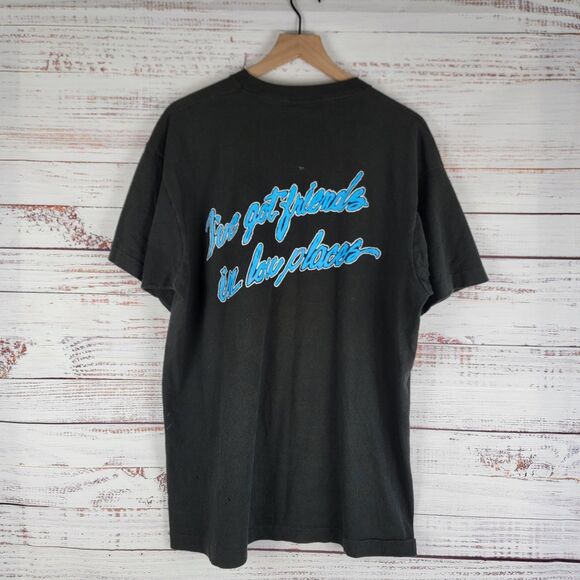 Vintage Garth Brooks T Shirt XL  "I've Got Friends in Low Places" Single Stitch - Picture 6 of 10